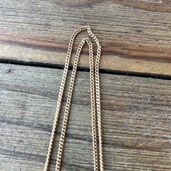 J Crew Matte Gold Tone Iridescent Crystal Fringe Necklace! BNWOT - Picture 9 of 14